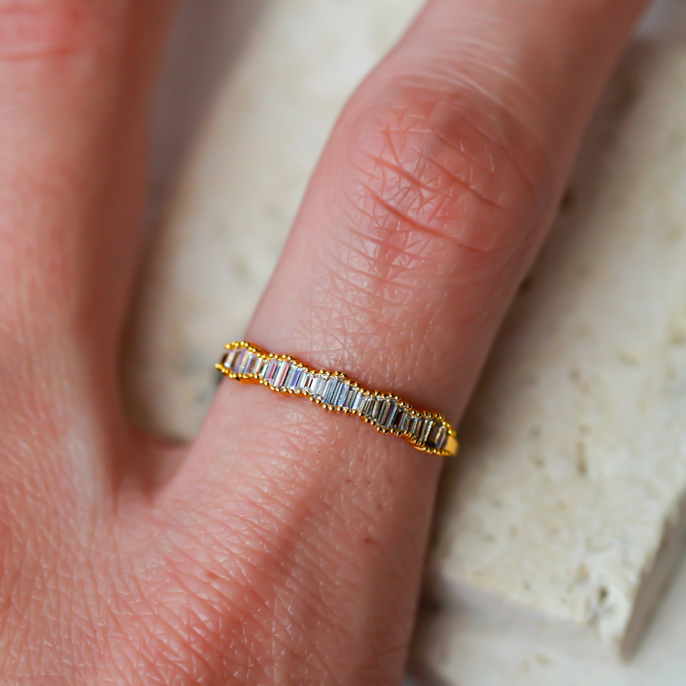 Gilded Harmony Ring