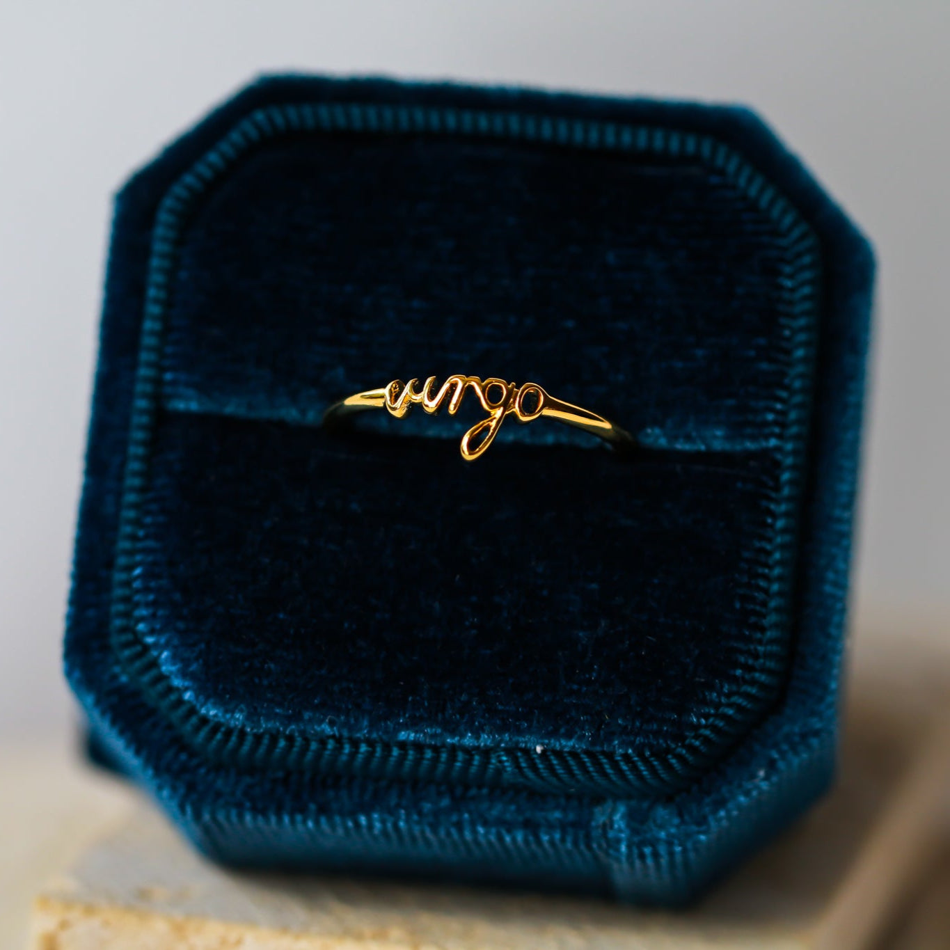 Meticulous Little Virgo Ring